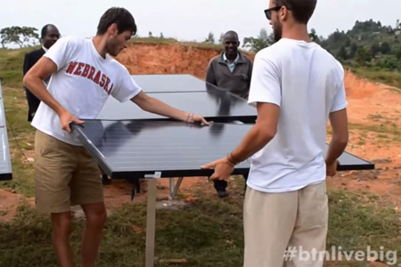 Engineering students bring sustainable energy systems to developing countries