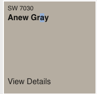 Anew Gray Wall Color