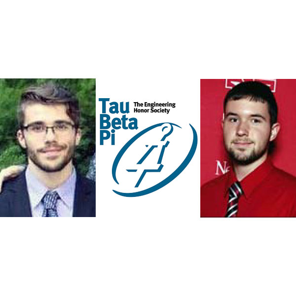 Two engineering students chosen as 2018-19 Tau Beta Pi Scholars