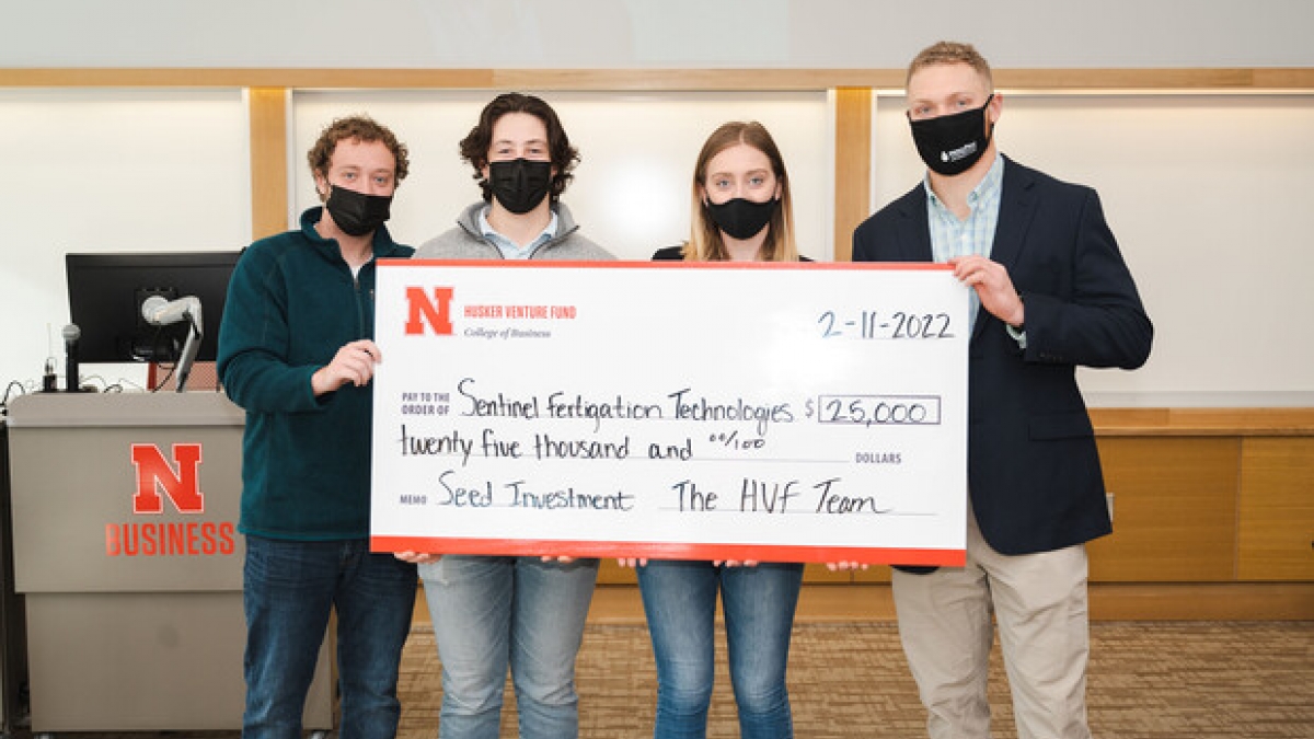 Student’s fertigation startup awarded first Husker Venture Fund investment