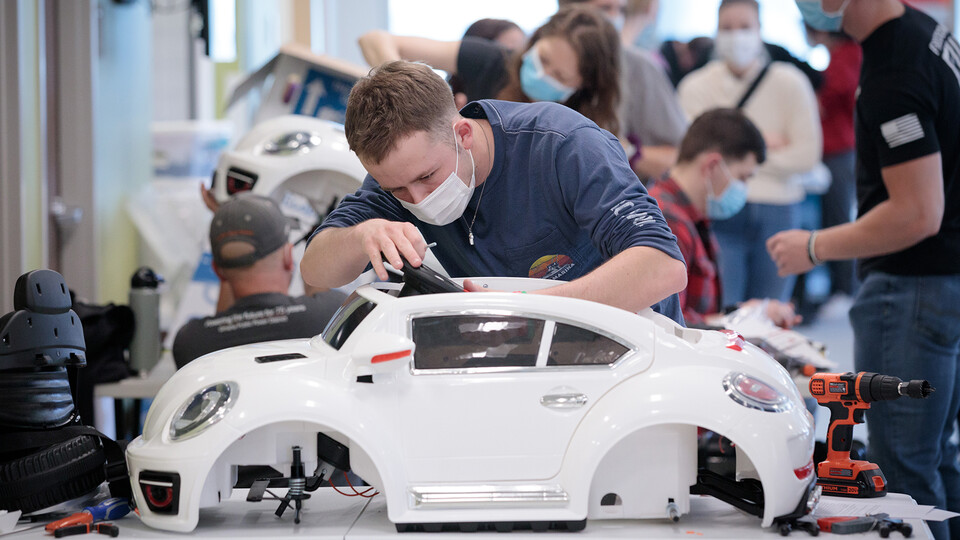 Engineering students help mobility challenged youth through GoBabyGo! collaboration