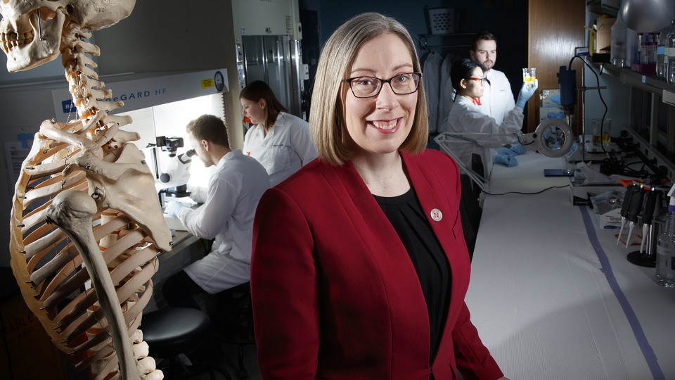 NSF CAREER Award helps Rebecca Wachs' research go to the source to treat back pain