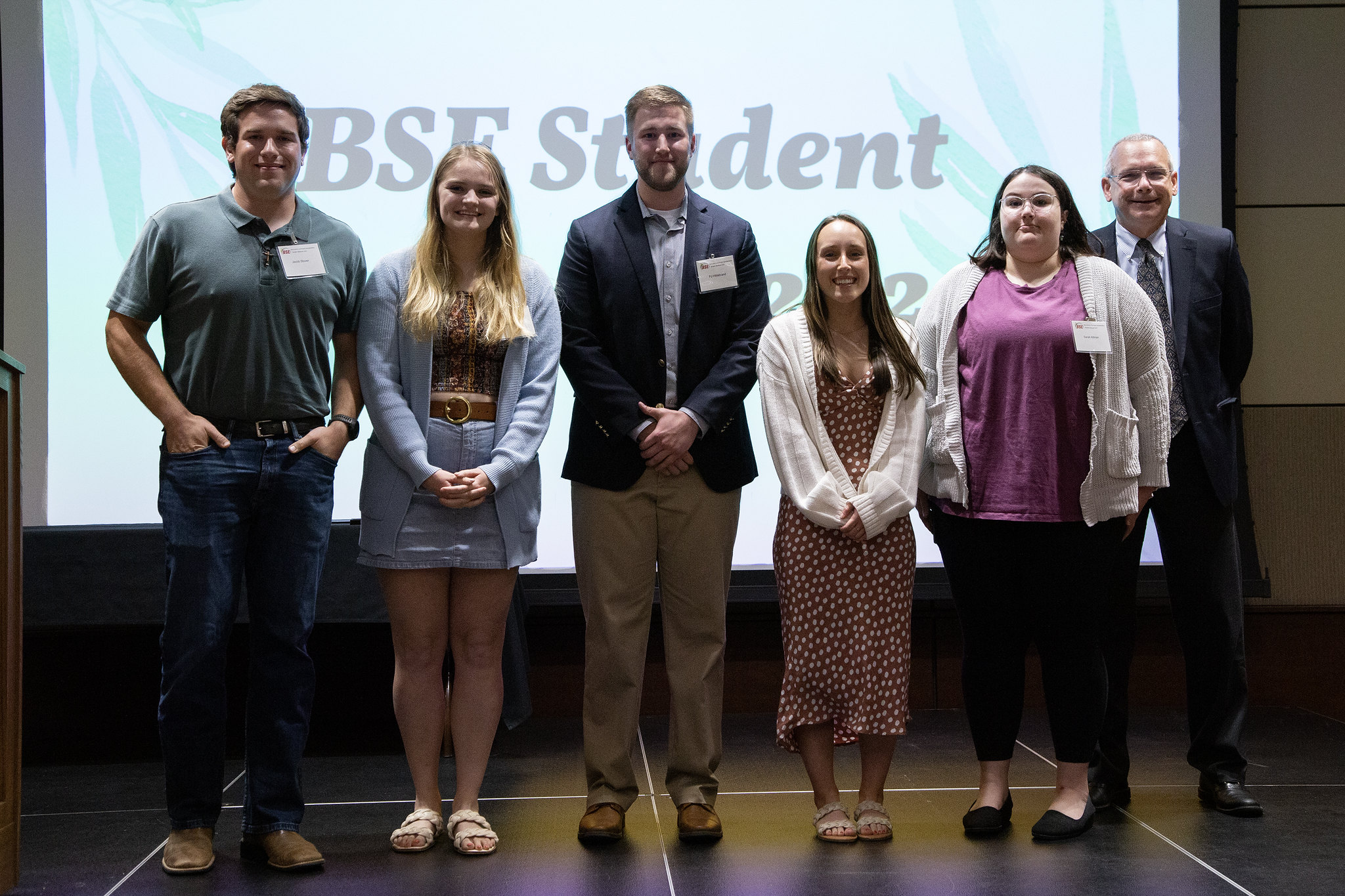 Students who graduated with highest distinction were among those recognized at the BSE student banquet on May 11, 2023.