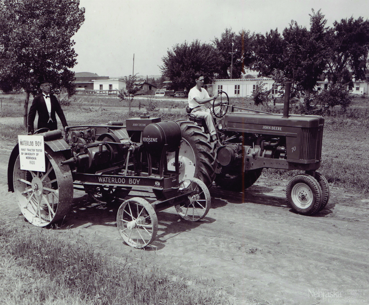 Waterloo boy tractor on east campus